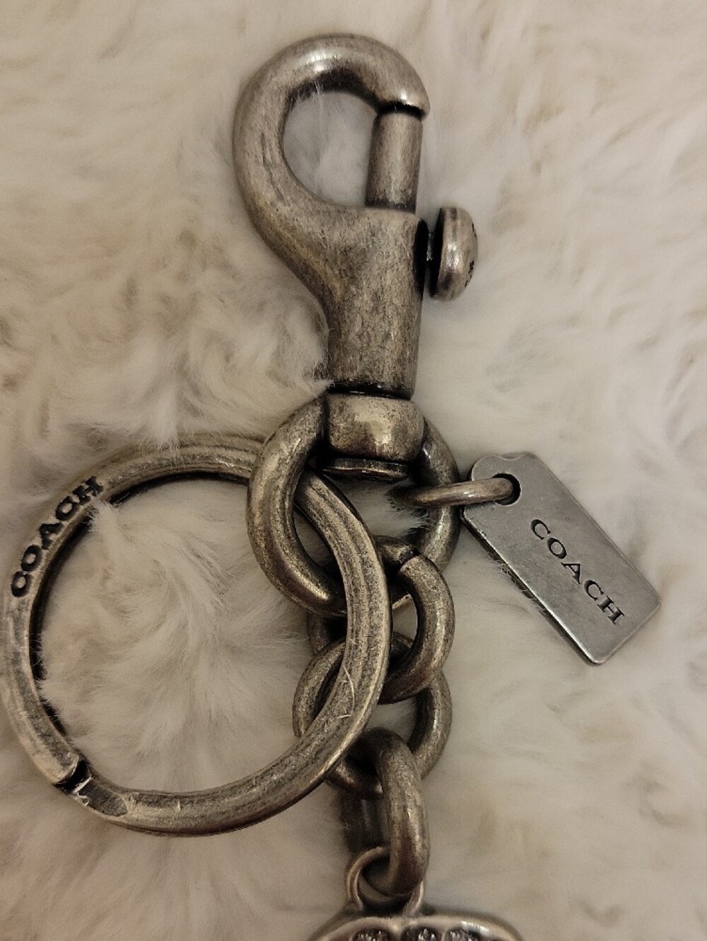 COACH floral Key Chain - Picture 2 of 5